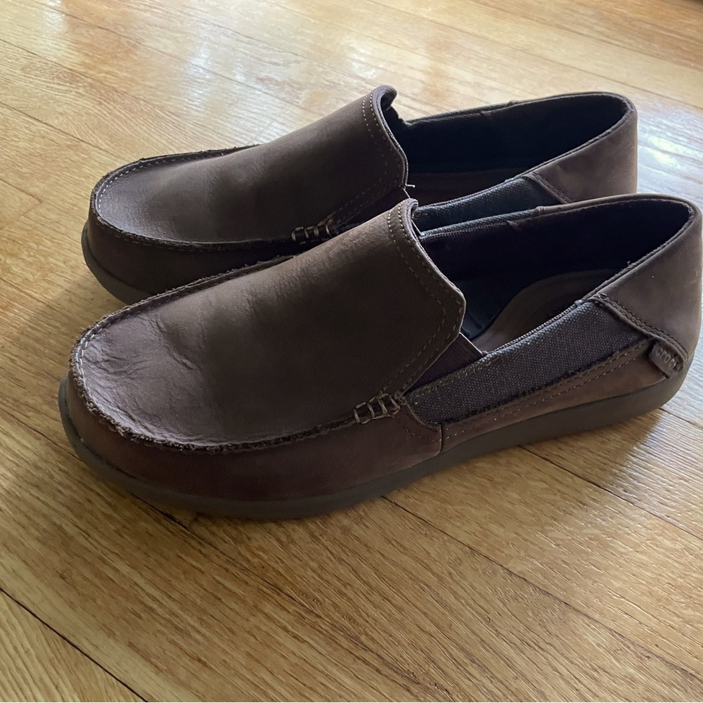 Men’s Crocs Triple Comfort Brown Size 9